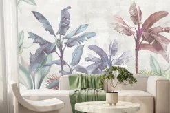 Fototapeta: Kolorowe palmy bananowca