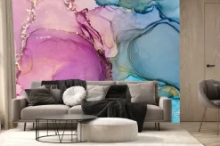 Fototapeta: Kolorowe plamy tuszu