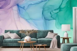 Fototapeta: Kolorowe plamy tuszu