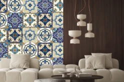 Fototapeta: Kolorowe płytki w stylu vintage