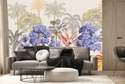 Fototapeta: Kolorowe rośliny tropikalne w dżungli