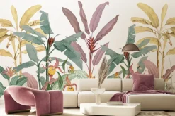 Fototapeta: Kolorowe rośliny tropikalne