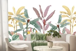 Fototapeta: Kolorowe rośliny tropikalne