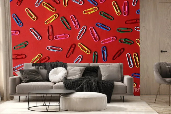 Fototapeta: Kolorowe spinacz