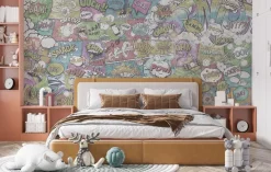 Fototapeta: Kolorowy komiks w stylu vintage