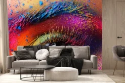 Fototapeta: Kolorowy makijaż oka