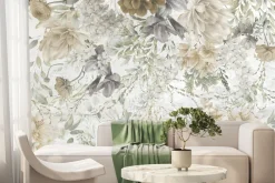 Fototapeta: Kompozycja z piwonii w stylu artystycznym