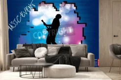 Fototapeta: Koncepcja koncert rockowy plakat