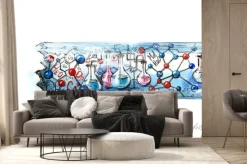 Fototapeta: Koncepcja nauki chemii z ołówkiem