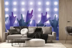 Fototapeta: Koncert rockowy. ręce do góry.