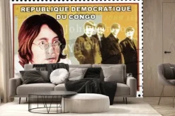 Fototapeta: Kongo - około 2006: znaczek pocztowy drukowane przez konga pokazuje