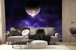 Fototapeta: Kosmos sceny z planet, mgławic i gwiazd w przestrzeni