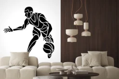 Fototapeta: Koszykarz streszczenie sylwetka
