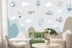 Fototapeta: Krajobraz dla dzieci w stylu skandynawskim