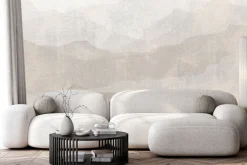 Fototapeta: Krajobraz górski w minimalistycznym stylu