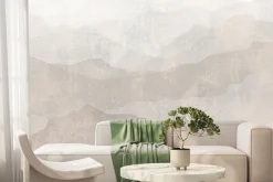 Fototapeta: Krajobraz górski w minimalistycznym stylu