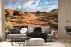 Fototapeta: Krajobraz kanionu królów w terytorium północnym w australii.