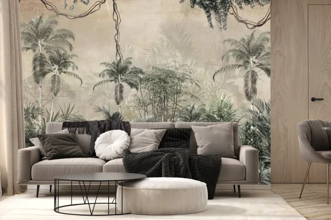 Fototapeta: Krajobraz tropikalnej dżungli