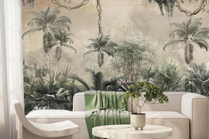 Fototapeta: Krajobraz tropikalnej dżungli