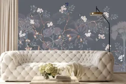 Fototapeta: Krajobraz w stylu chinoiserie z drzewami