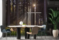 Fototapeta: Krajobraz wschód słońca w lesie