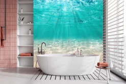 Fototapeta: Krystalicznie czyste morze i piaszczyste dno