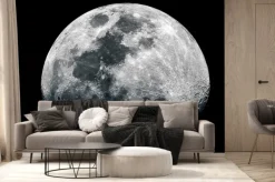 Fototapeta: Księżyc na nocnym niebie