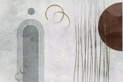 Fototapeta: Kształt łuków i okręgów na betonie