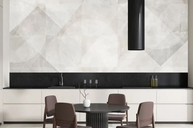 Fototapeta: Kształty geometryczne wzór na marmurowym tle