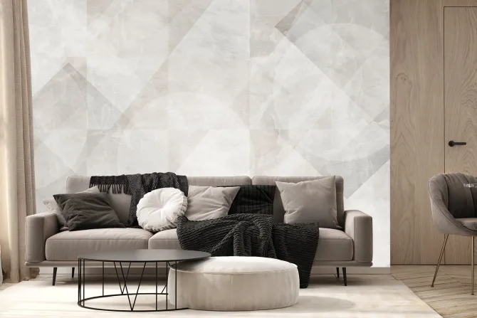 Fototapeta: Kształty geometryczne wzór na marmurowym tle