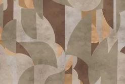 Fototapeta: Kształty geometryczne w nowoczesnym stylu z teksturą betonu