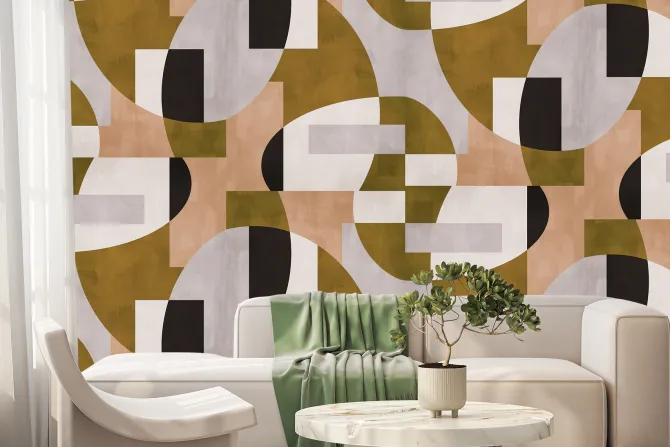 Fototapeta: Kształty w stylu skandynawskim