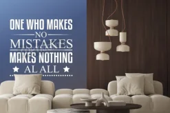 Fototapeta: Ktoś, kto nie popełnia błędów, sprawia, że ​​w ogóle nic. cytaty