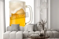 Fototapeta: Kubek z piwem