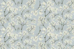 Fototapeta: Kwiaty na błękitnym tle w stylu vintage