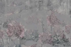 Fototapeta: Kwiaty piwonii na szary tle