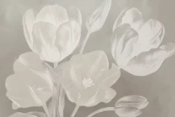 Fototapeta: Kwiaty tulipanów w delikatnej scenerii