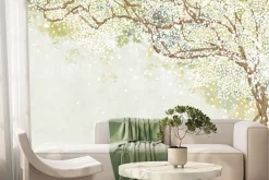 Fototapeta: Kwitnące drzewo z białymi kwiatami