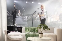 Fototapeta: Kyiv, ukraine - june 30, 2012: queen with adam lambert perform