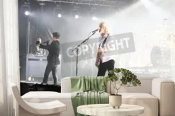 Fototapeta: Kyiv, ukraine - june 30, 2012: queen with adam lambert perform