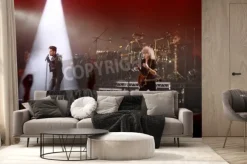 Fototapeta: Kyiv, ukraine - june 30, 2012: queen with adam lambert perform