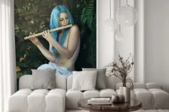 Fototapeta: Las maiden gra na flecie