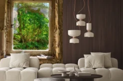 Fototapeta: Las widziany przez stare okno