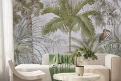 Fototapeta: Last tropikalny dżungla z egzotycznym ptakiem