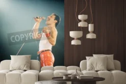 Fototapeta: Leiden, holandia - 27 listopada 1980: freddy merkury wokalista