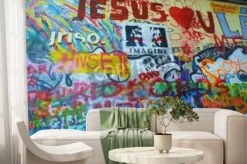 Fototapeta: Lennon wall w pradze, republika czeska