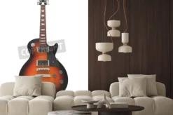 Fototapeta: Les paul sunburst gitara