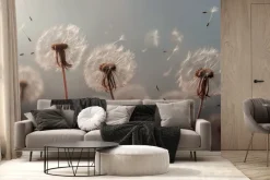 Fototapeta: Letnia łąka z dmuchawcami