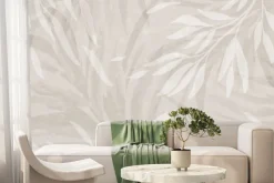 Fototapeta: Liście minimalistyczna kompozycja