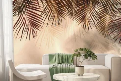 Fototapeta: Liście palmowe abstrakcyjne tło botaniczne